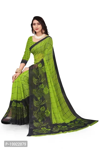 Beautiful Khaki Georgette  Self Pattern Saree For Women-thumb5