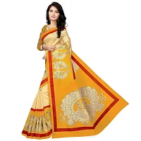 Beautiful Sea Green Art Silk  Self Pattern Saree For Women-thumb1