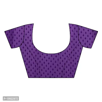 Beautiful Purple Georgette  Self Pattern Saree For Women-thumb5