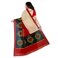 Beautiful Red Art Silk  Self Pattern Saree For Women-thumb2