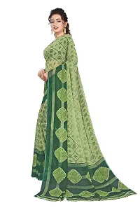 Beautiful Khaki Georgette  Self Pattern Saree For Women-thumb3