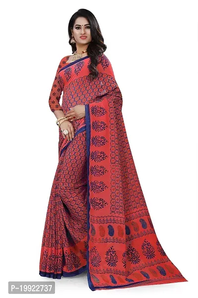 Beautiful Red Georgette  Self Pattern Saree For Women-thumb3