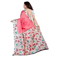 Beautiful Pink Khadi  Self Pattern Saree For Women-thumb2