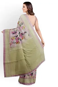 Beautiful Brown Art Silk  Self Pattern Saree For Women-thumb1