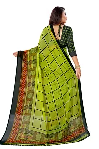 Beautiful Khaki Georgette  Self Pattern Saree For Women-thumb4