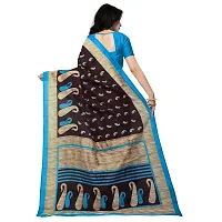 Beautiful Blue Art Silk  Self Pattern Saree For Women-thumb2