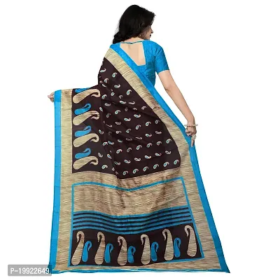 Beautiful Blue Art Silk  Self Pattern Saree For Women-thumb3