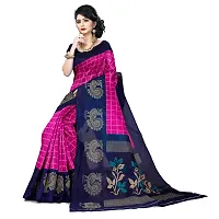 Beautiful Pink Art Silk  Self Pattern Saree For Women-thumb3