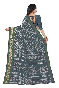 Beautiful Grey Cotton Silk  Self Pattern Saree For Women-thumb3