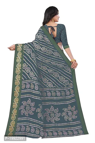 Beautiful Grey Cotton Silk  Self Pattern Saree For Women-thumb4