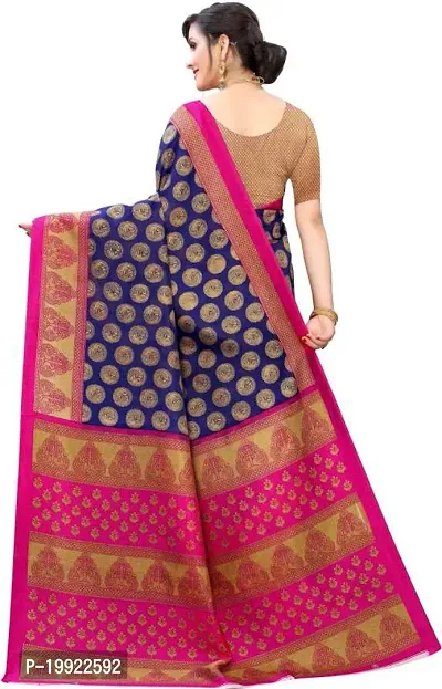 Beautiful Pink Art Silk  Self Pattern Saree For Women-thumb4