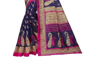 Beautiful Pink Art Silk  Self Pattern Saree For Women-thumb3