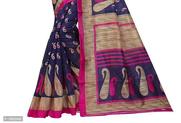 Beautiful Pink Art Silk  Self Pattern Saree For Women-thumb4