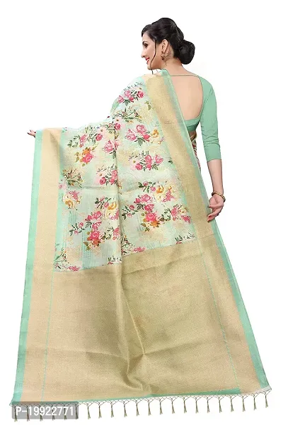 Beautiful Khaki Art Silk  Self Pattern Saree For Women-thumb2