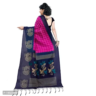 Beautiful Pink Art Silk  Self Pattern Saree For Women-thumb3