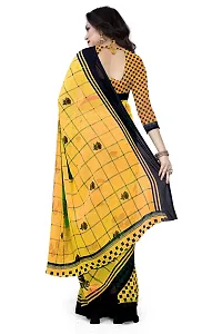 Beautiful Sea Green Georgette  Self Pattern Saree For Women-thumb1