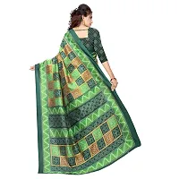 Beautiful Green Art Silk  Self Pattern Saree For Women-thumb2