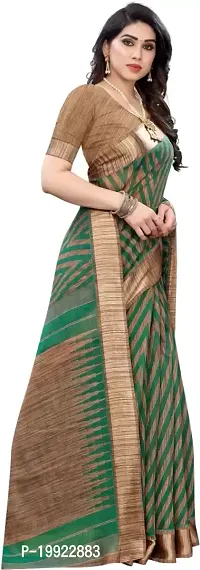 Beautiful Maroon Cotton Blend  Self Pattern Saree For Women-thumb3