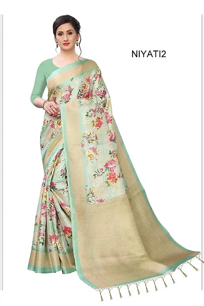 Beautiful Art Silk Self Pattern Saree For Women