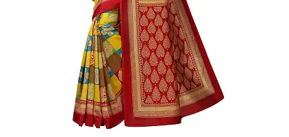 Beautiful Maroon Art Silk  Self Pattern Saree For Women-thumb3