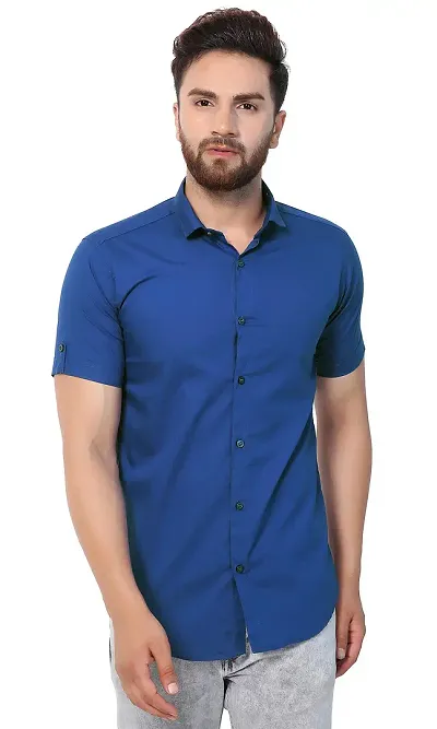Reliable Cotton Short Sleeves Casual Shirts For Men