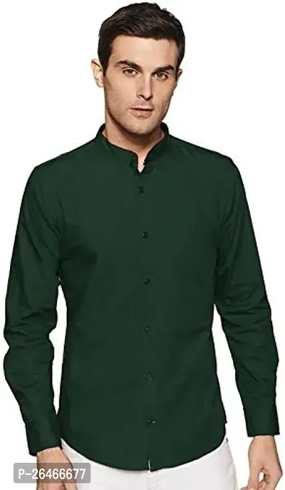 Reliable Black Cotton Solid Long Sleeves Casual Shirts For Men