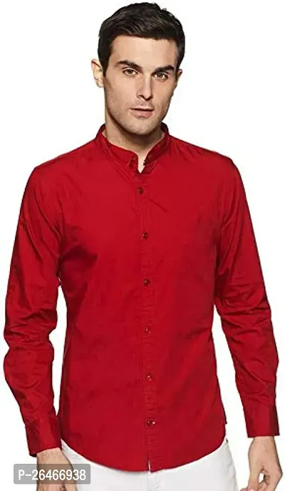 Reliable Maroon Cotton Solid Short Sleeves Casual Shirts For Men