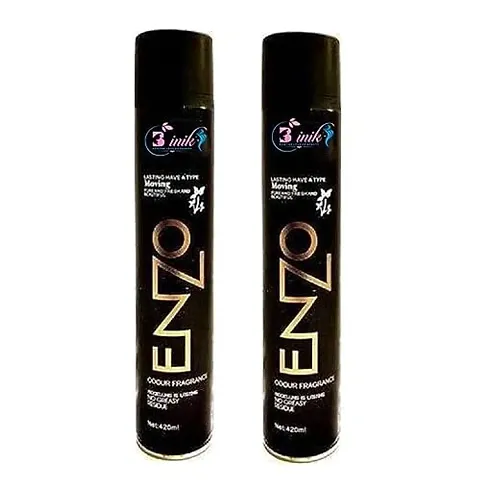 B Inik Hair Spray Long Lasting Color Styling Hair Spray (Pack Of 2, Black)