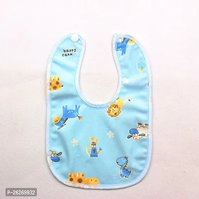 4pcs Waterproof Spill Resistant Bibs | Soft cotton bib Bibs for new born baby 0 to 6 months-thumb2