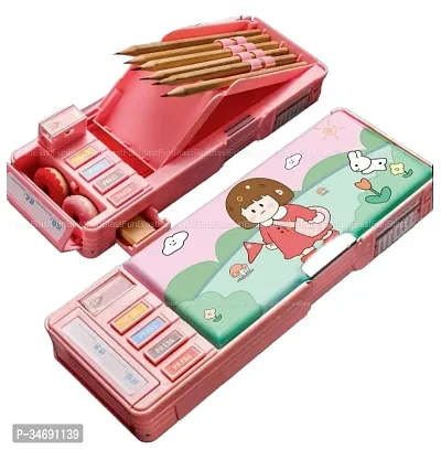 Magnetic Cartoon Pencil Case