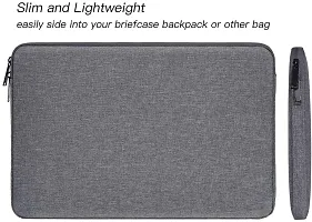 Laptop Sleeve for 15.6 inch Laptop, Grey-thumb3