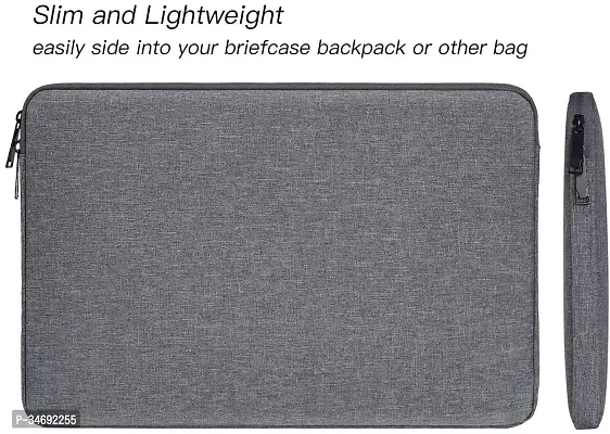 Laptop Sleeve for 15.6 inch Laptop, Grey-thumb4