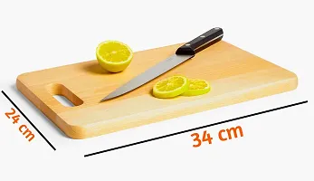 Kienlix  Large Natural Bamboo Wood Chopping Cutting Board for Kitchen Vegetables-thumb2