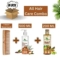 Natural Hair Care Combo  Argan Oil Shampoo 500  Ml and Root Hair Oil 200 Ml-thumb2