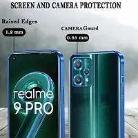 Realme 9 Pro Back Cover | Gold Electroplating Transparent Chrome | Raised Edges | Super Soft-Touch | Bumper Case for Realme 9 Pro-thumb2