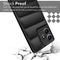 Back Cover for Poco M6 Pro 5G / Mi Redmi 12 5G | Compatible for Poco M6 Pro/Redmi 12 5G Back Case Cover | Matte Soft Case | Silicon Puff Case for Poco M6 Pro 5G / Mi Redmi 12 5G-thumb1