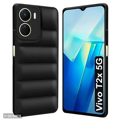 Back Case Cover for Vivo T2X 5G | Compatible for Vivo T2X 5G Back Case Cover | Liquid Silicon Case for Vivo T2X 5G with Camera Protection