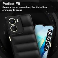 Back Case Cover for Vivo T2X 5G | Compatible for Vivo T2X 5G Back Case Cover | Liquid Silicon Case for Vivo T2X 5G with Camera Protection-thumb2