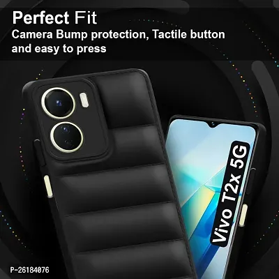 Back Case Cover for Vivo T2X 5G | Compatible for Vivo T2X 5G Back Case Cover | Liquid Silicon Case for Vivo T2X 5G with Camera Protection-thumb3