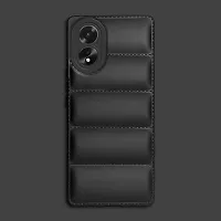 Back Cover for Oppo A18 | Matte Soft Case | Camera Protection | Liquid Silicon Puff Case for Oppo A18-thumb1