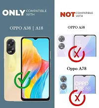 Back Cover for Oppo A18 | Matte Soft Case | Camera Protection | Liquid Silicon Puff Case for Oppo A18-thumb2