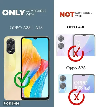 Back Cover for Oppo A18 | Matte Soft Case | Camera Protection | Liquid Silicon Puff Case for Oppo A18-thumb3