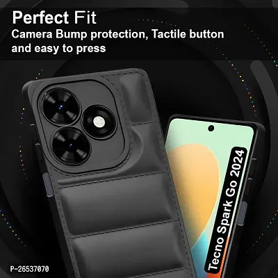 Back Case Cover for Tecno Spark Go 2024 | Compatible for Tecno Spark Go 2024 Back Cover | Matte Soft Case | Liquid Silicon Puff Case for Tecno Spark Go 2024 with Camera Protection-thumb4