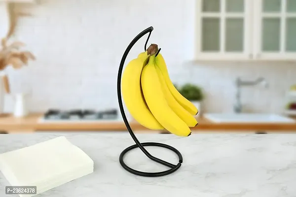 TORO Banana Holder for Storage and Display of Fruit Vegetables Produce and More (Black)-thumb5