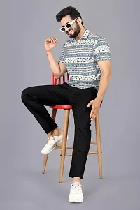 Stylish Multicoloured Polycotton Short Sleeves Shirt For Men-thumb1