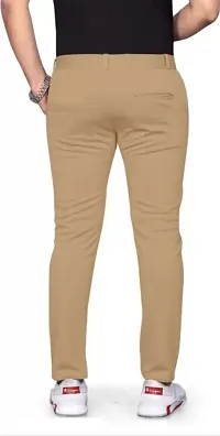 Classic Polycotton Solid Casual Trouser  for Men-thumb1