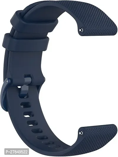 Strap Compatible with Amazfit GTS2 MiniBipBipUProLiteBipSGalaxy Active2 22 mm Silicone Watch Strap Blue-thumb3