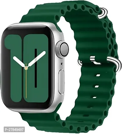 Ocean Watch Strap For 22 MM 22 mm Silicone Watch Strap Dark Green-thumb0