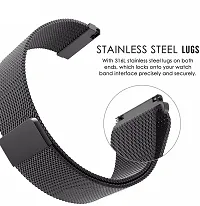 GHook 42444549MM Smooth Soft Nylon sport Belt for Series Ultra8765 42 mm Metal Watch Strap Black-thumb1