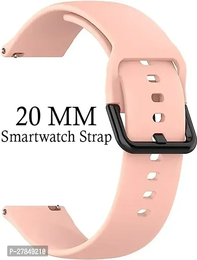 Strap Compatible with AmazfitGTS2MiniBipProLiteGTS22eBipSGalaxy Active2 20 mm Silicone Watch Strap Pink-thumb2